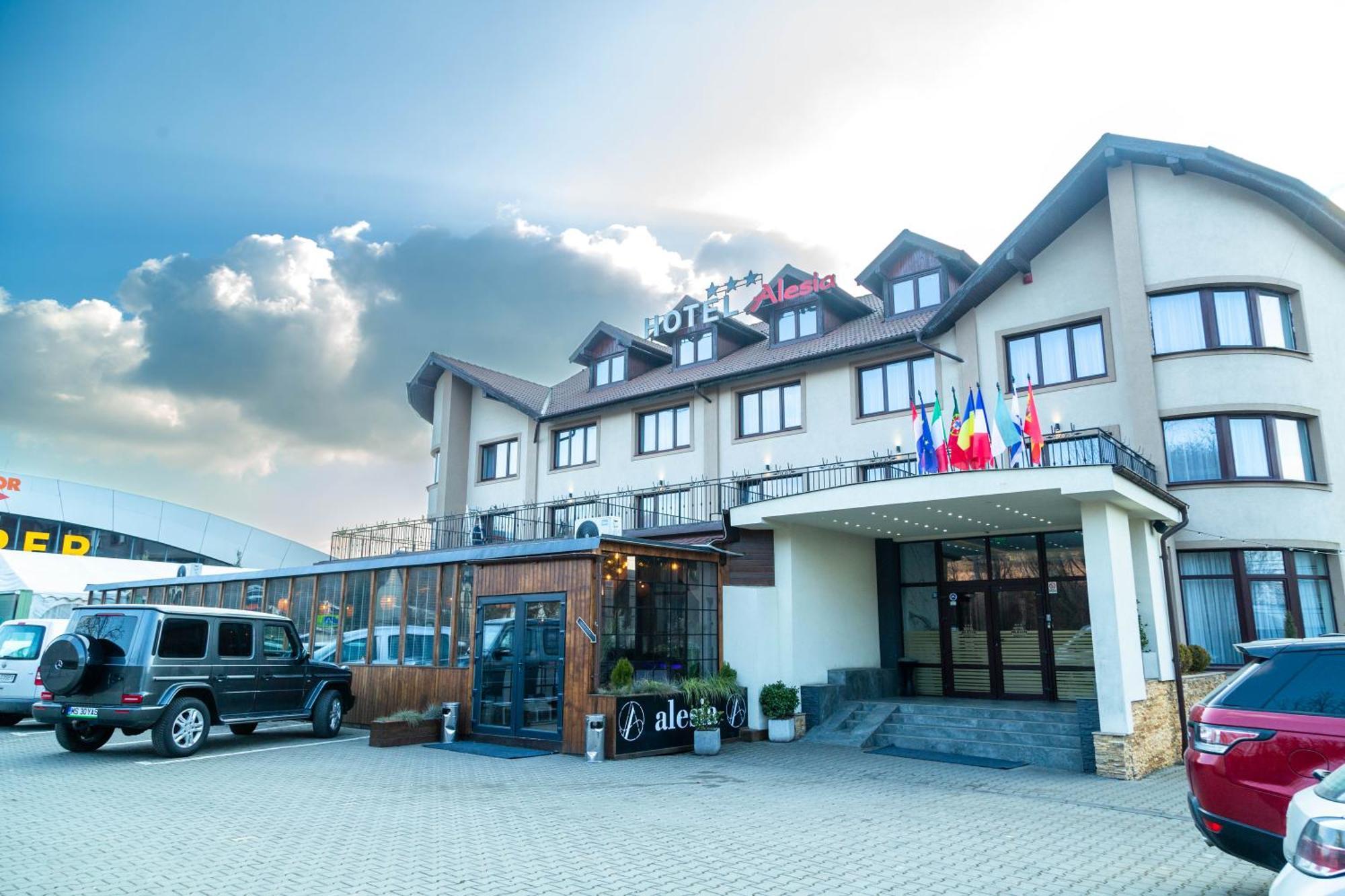 Hotel Restaurant Alesia Corunca Exteriér fotografie